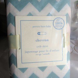 POTTERY BARN KIDS CRIB SKIRT BOY OR GIRL, NEW IN PACK